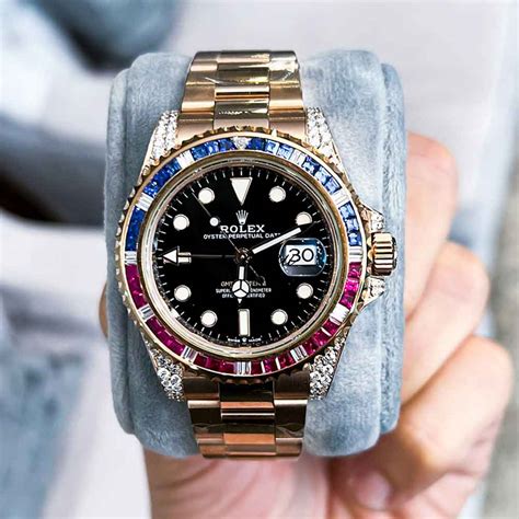 rolex gmt master ii custom diamond|Rolex Gmt Master II models.